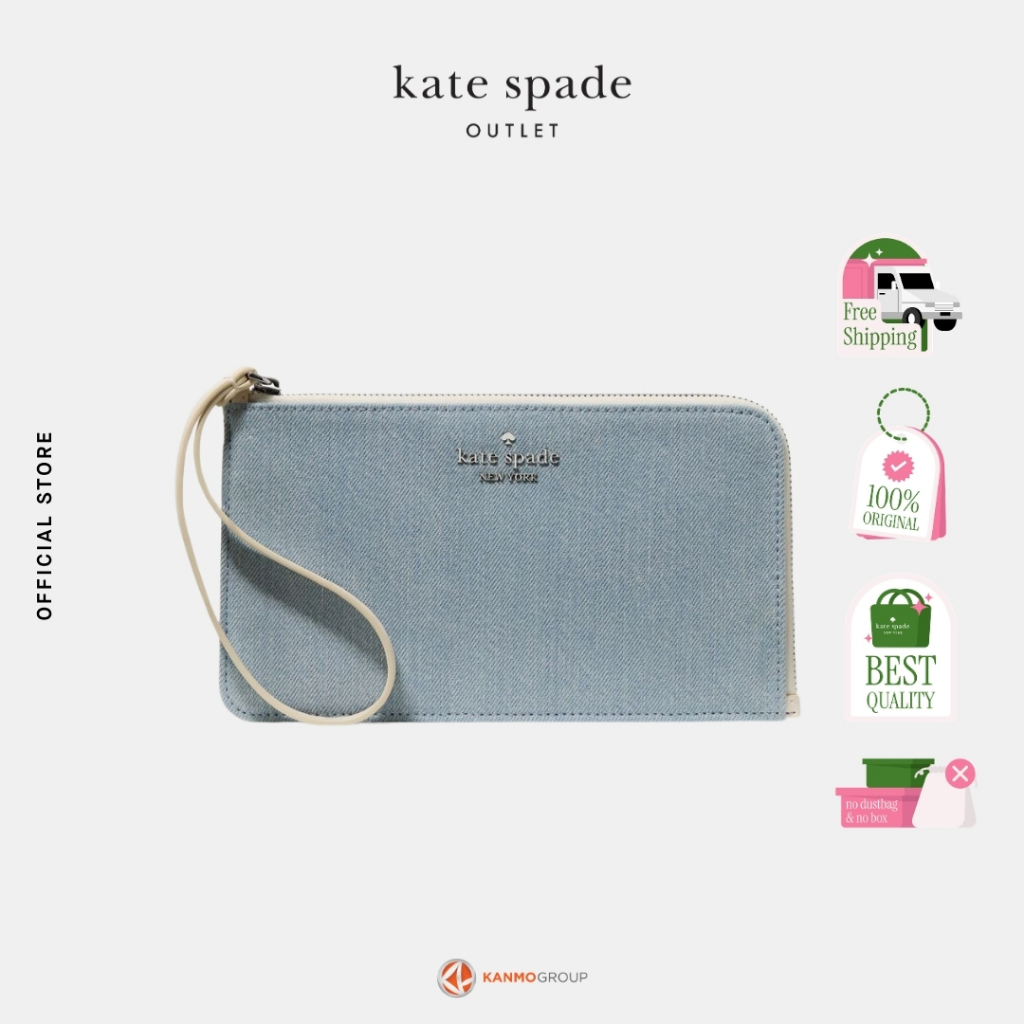 Kate Spade Lucy Medium LZip Wristlet - Dompet Wristlet Wanita