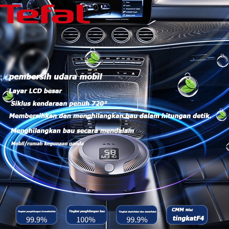 SHARP Car Air Purifier Penyaring Penjernih Udara dengan Saringan HEPA Filter Pembersih Udara Portabl