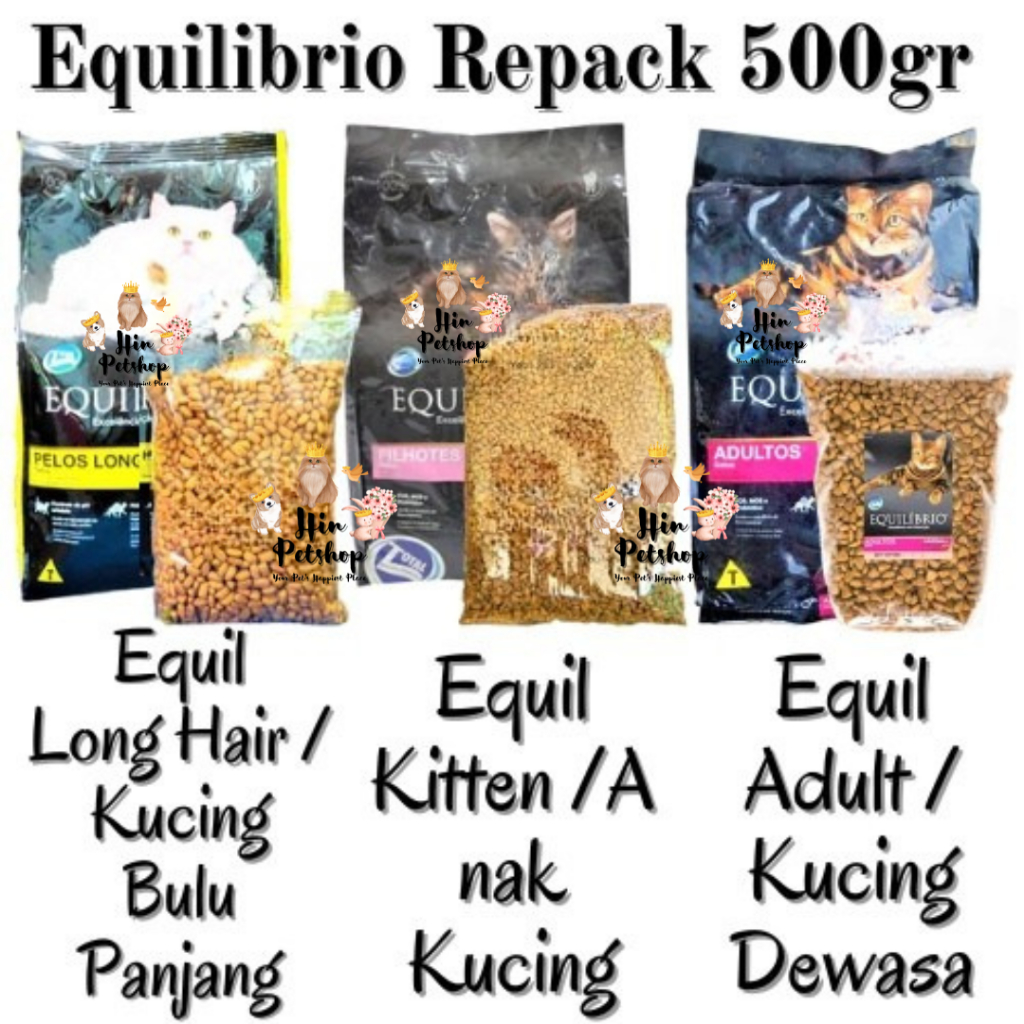 EQUIL KITTEN & ADULT REPACK 500GR