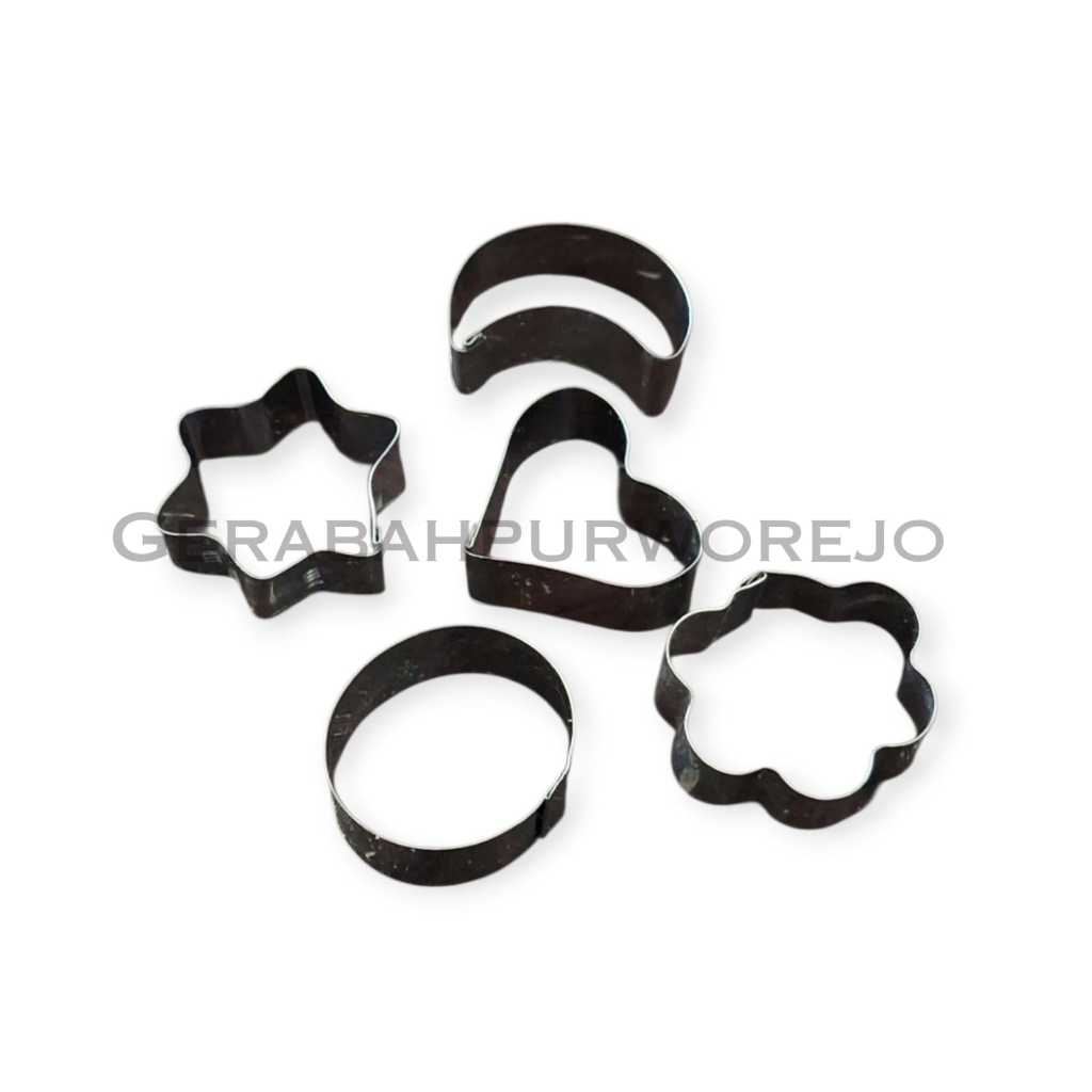 Cetakan Kue Kering & Fondant Set (Stainless Steel) – Karakter Lucu