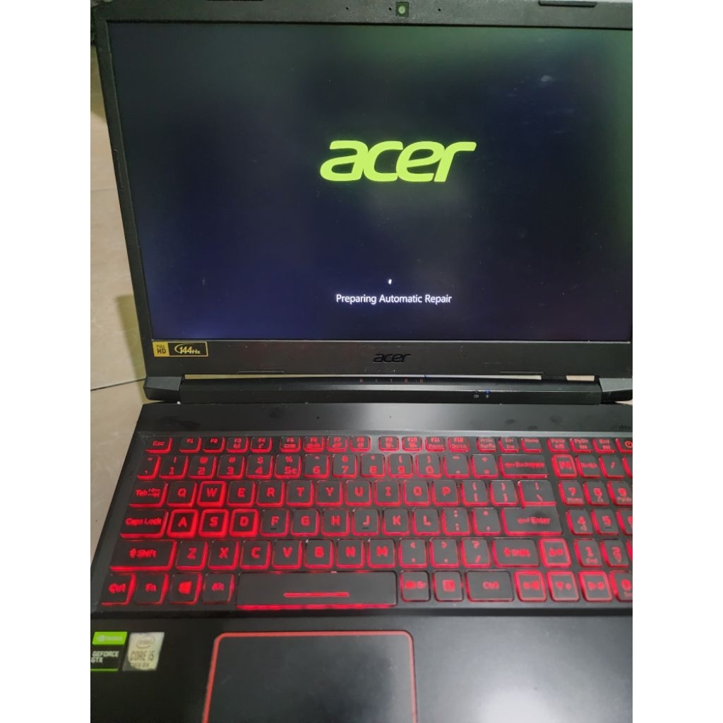 asus acer nitro 5 minus