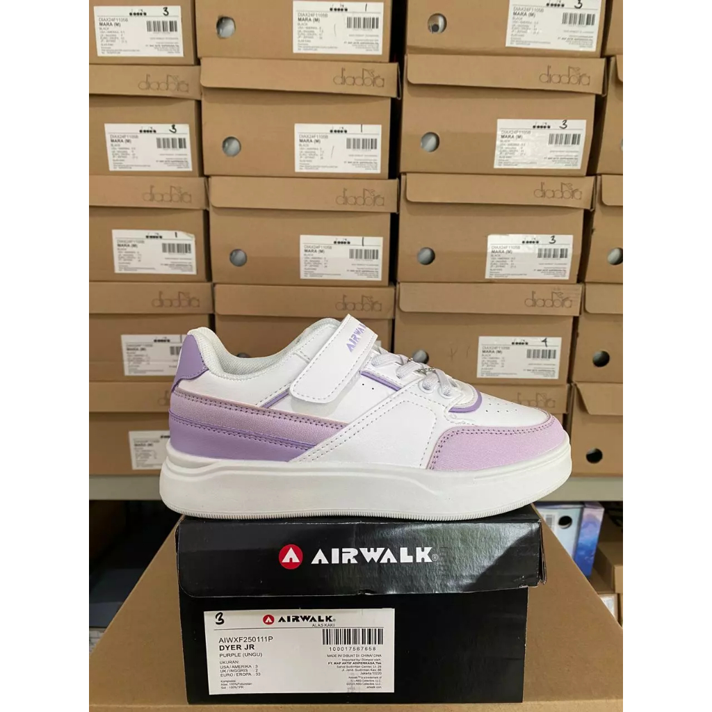 Airwalk Dyer Jr Purple Kids Shoes Airwalk Original