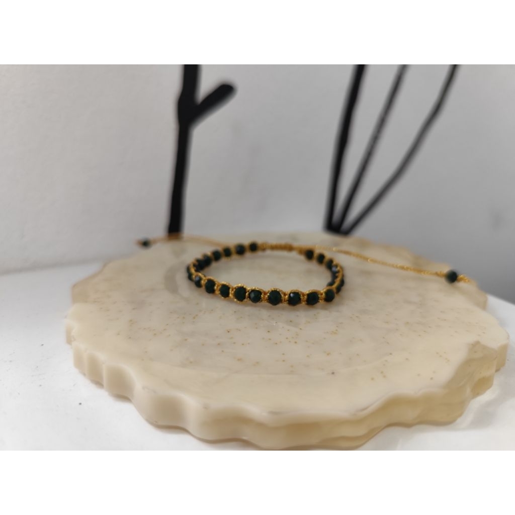 Gelang Serut Simple Gelang Viral Gelang Tali Gold