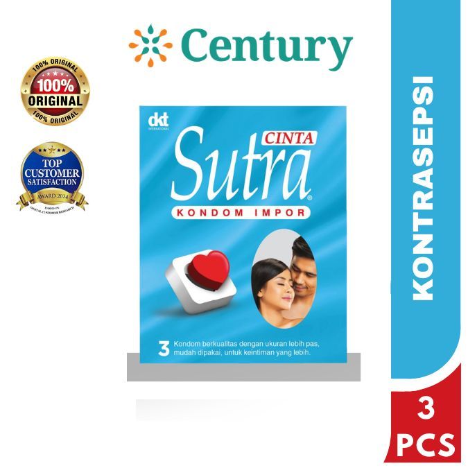 SUTRA CINTA KONDOM ISI 3 PCS / CONDOM / KONTRASEPSI