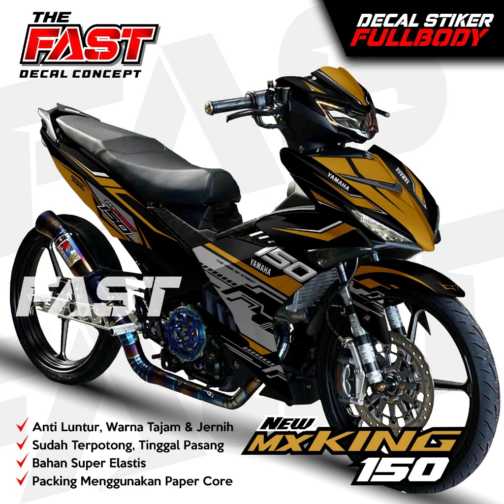 ANTILUNTUR Decal Stiker Mx King New stiker decal variasi motor mx king new150 full body stiker motor