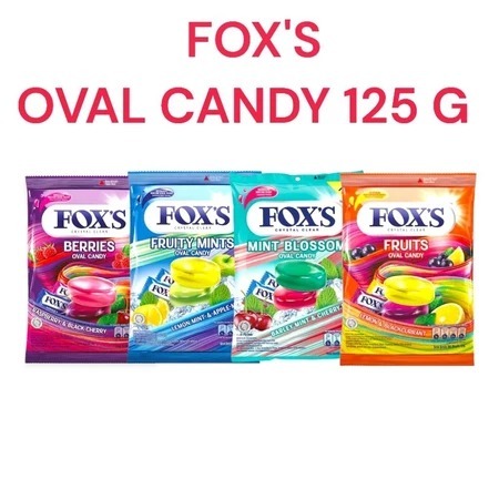 PERMEN FOXS OVAL CANDY 125GR