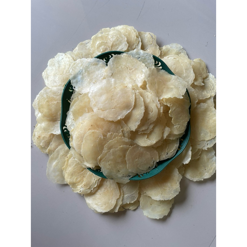 Emping melinjo 500 gr/ emping melinjo limpung/ emping melinjo mentah/ emping melinjo super