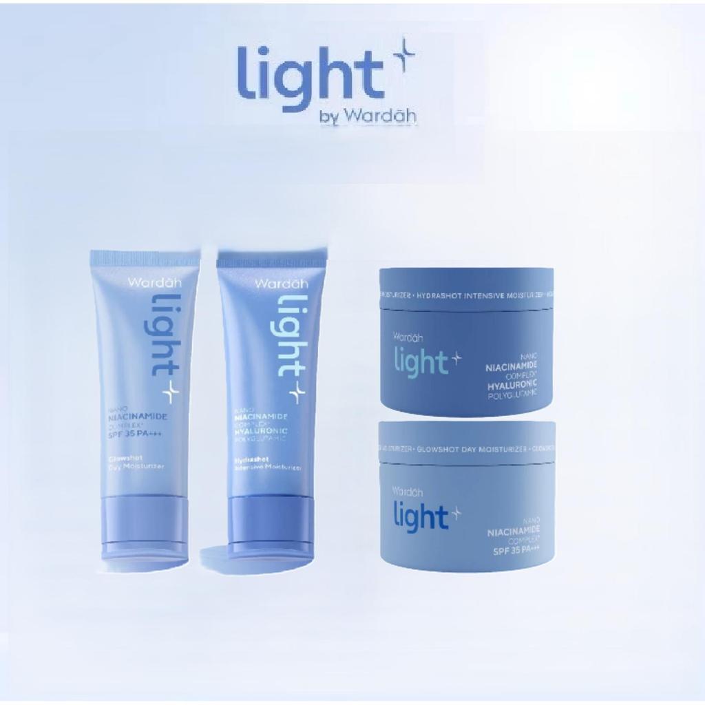 AS Wardah Krim Siang dan Malam Lightening Day Cream and Night Cream 20 ML Kecil | Light+