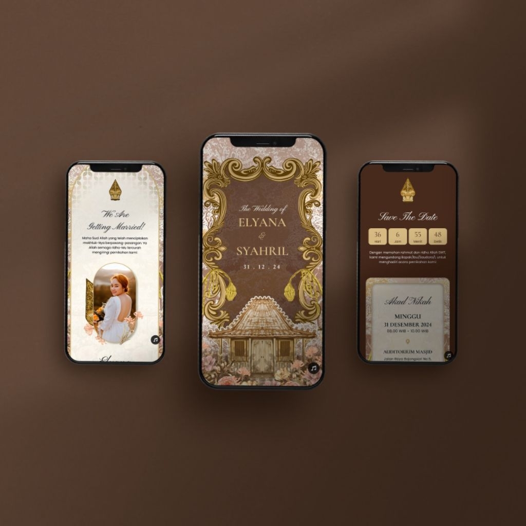 Tema Adat Jawa - Undangan Digital Website Pernikahan Adat Jawa