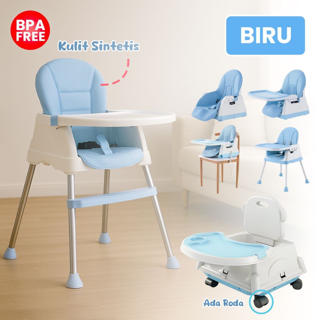 (PRELOVED) KURSI MAKAN BAYI 6 IN1 untuk mpasi bayi 6 bulan - 5 tahun