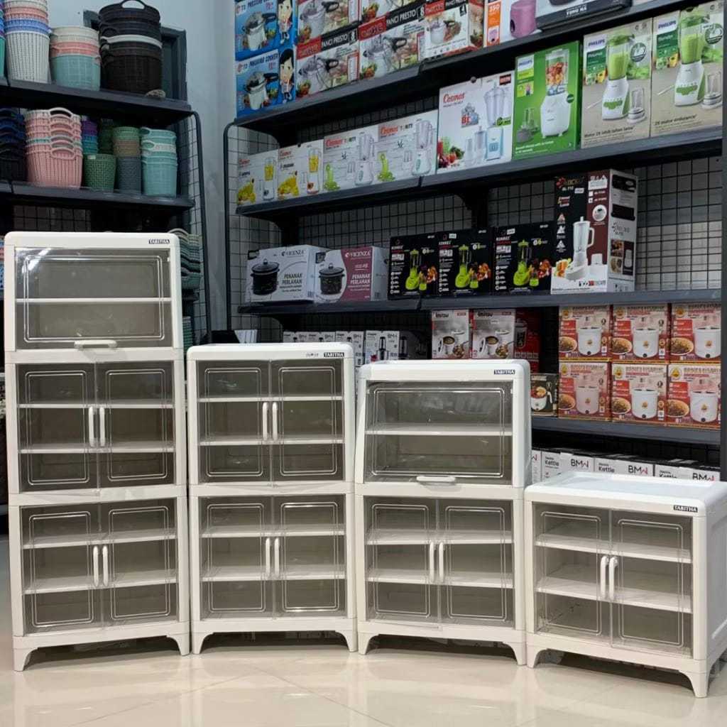 Food Cabinet Voyah Tabitha / Lemari Makanan Tabitha / Tempat Simpan Makanan Susun 3 - Susun 5 - Susu