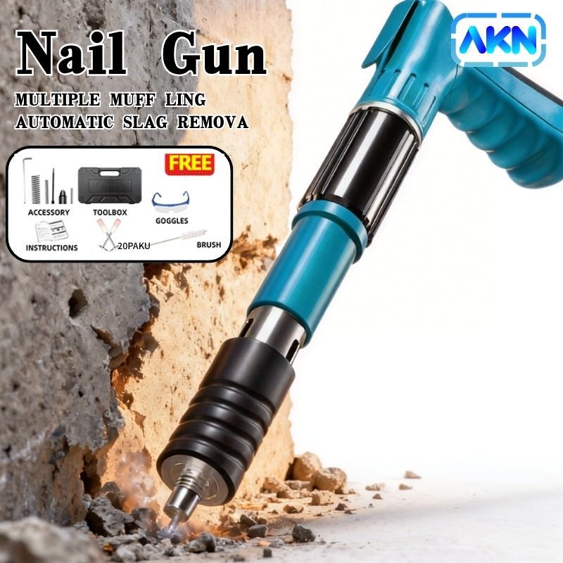 Nail Gun Paku Tembak Manual Pistol Paku Beton Tanpa Listrik Paku Tembak Beton/ Pistol Paku/Ramset Te