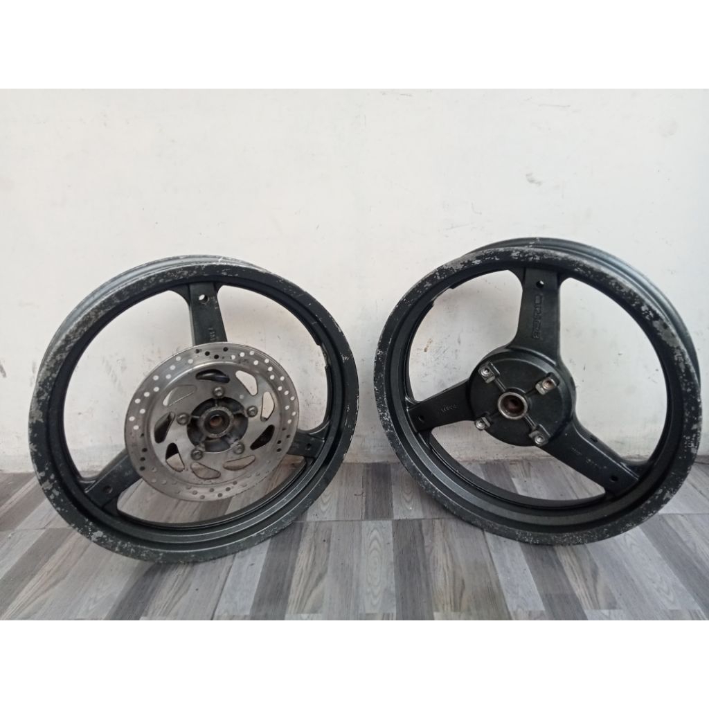 velg Vixion old palang 3 set depan belakang original second