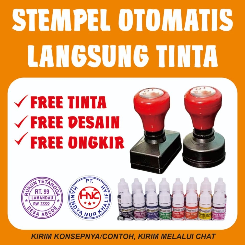 CAP STEMPEL LANGSUNG TINTA