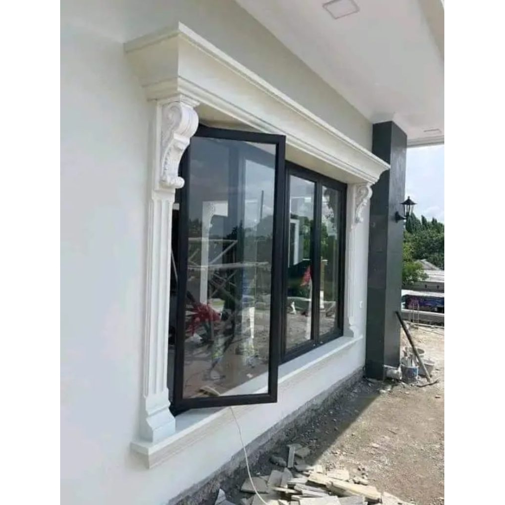 List Profil Beton Jendela - List Profil Beton Tempel Bingkai { Per 1 Set }