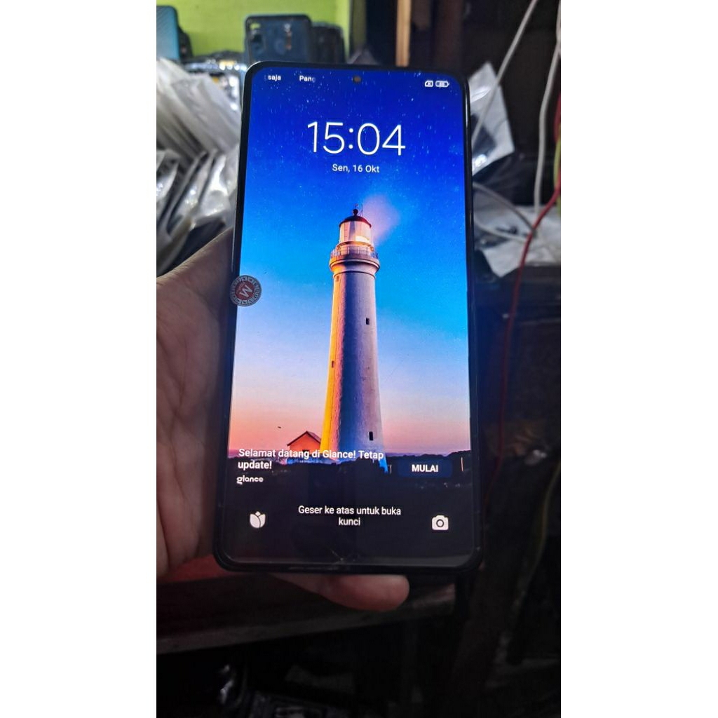lcd REDMI NOTE 10 PRO ori copotan minus retak glas