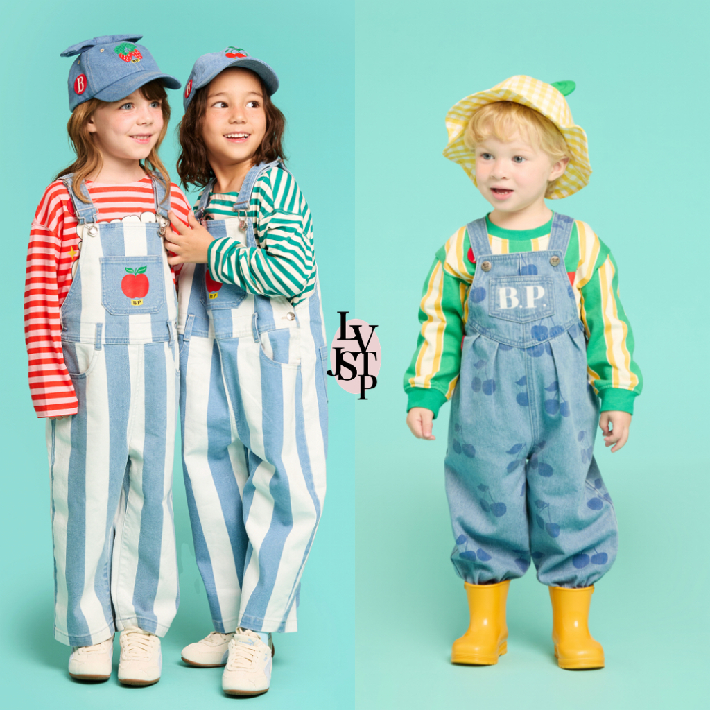 BEBEDEPINO 26ss Baby Kids Overall | Baju Jojon Monyet Anak Korea Denim