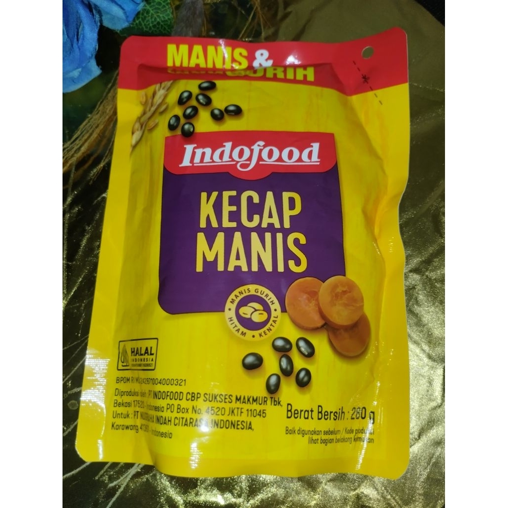 kecap Manis INDOFOOD 280gr. Kecap Manis dan pekat Indofood.