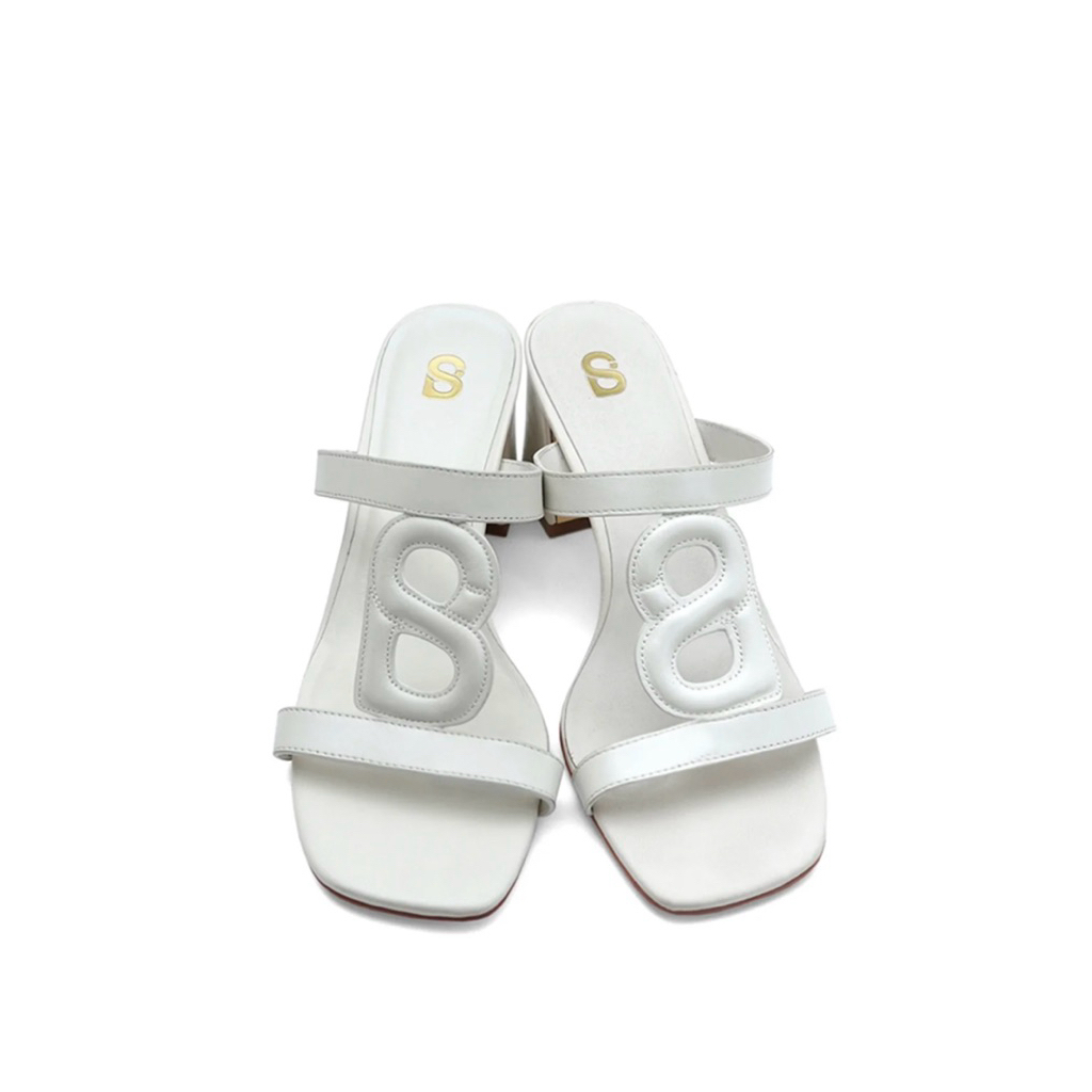 Buttonscarves - Kefi Heels White NEW