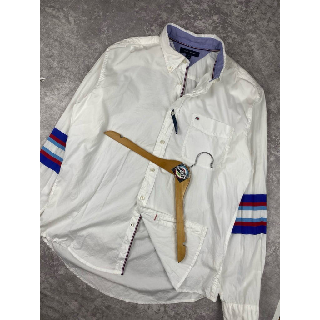 Tommy hillfiger original putih long shirt