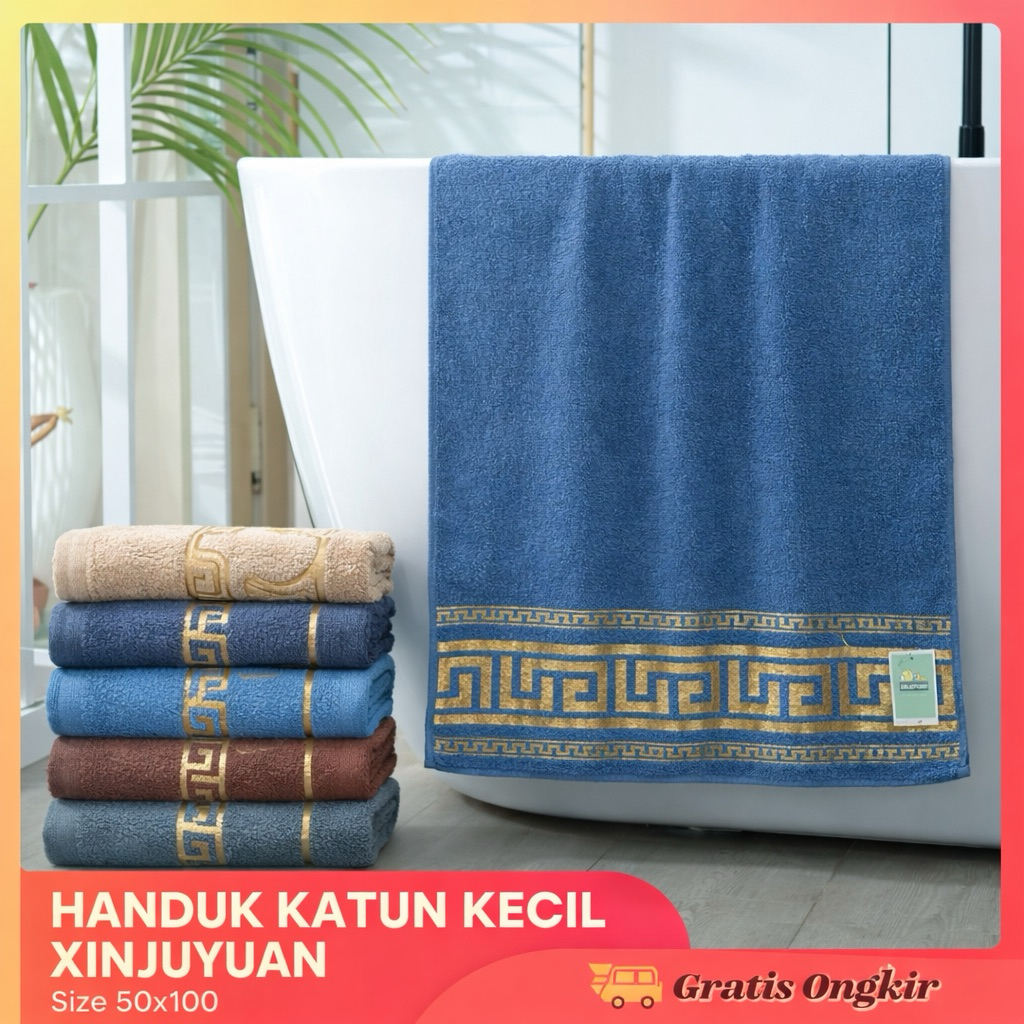 HANDUK KATUN KECIL XINJUYUAN SIZE 50x100