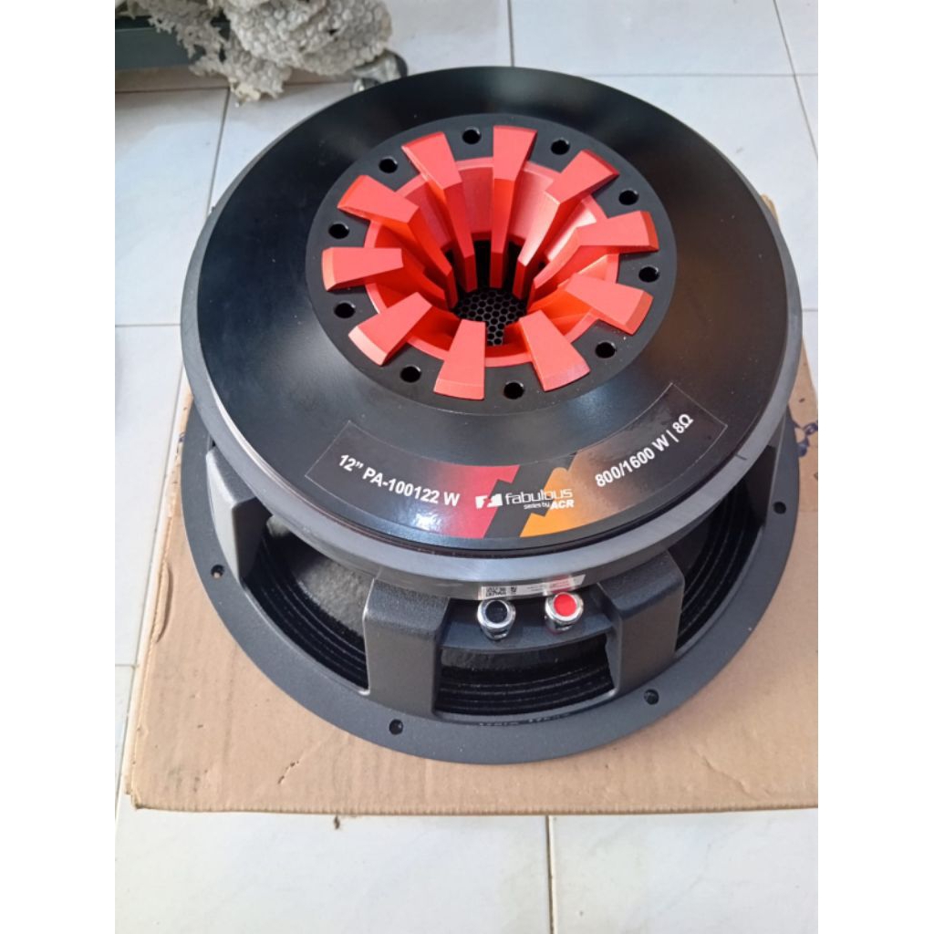 SPEAKER FABULOUS 12 INCH PA 100122 SUBWOFER 1600 WATT