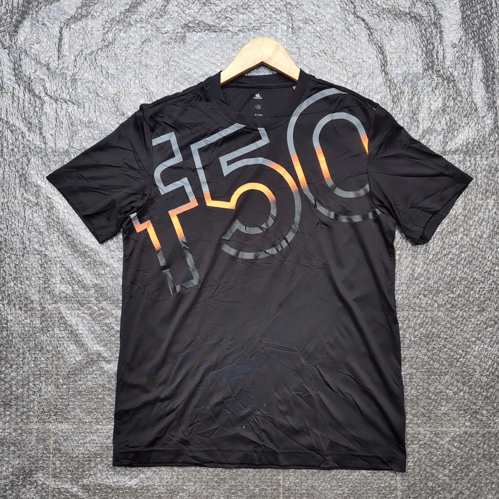 Kaos Olahraga hitam Jersey Adidas