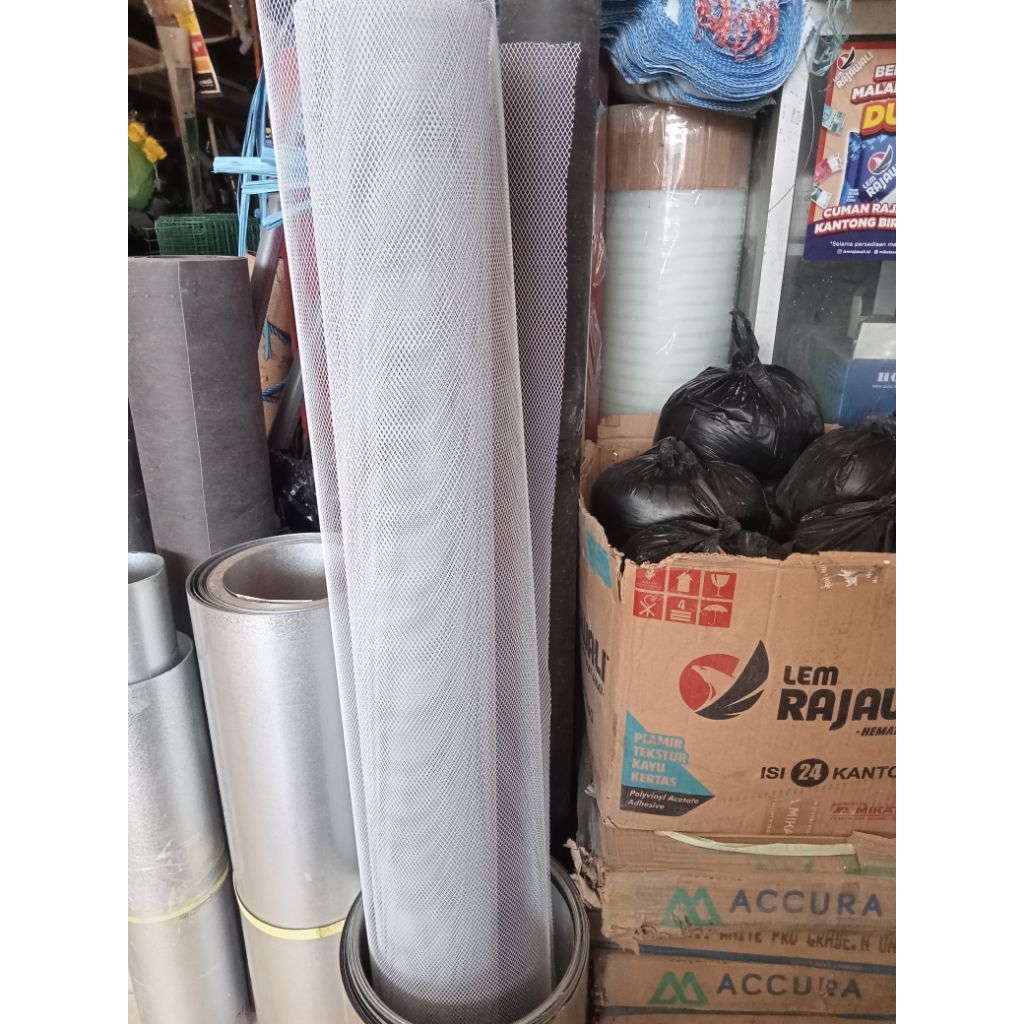 Ram Nyamuk Aluminium/Rang aluminium /Ram Nyamuk per meter /Rang Nyamuk /Ram.Aluminium Putih Per Mete