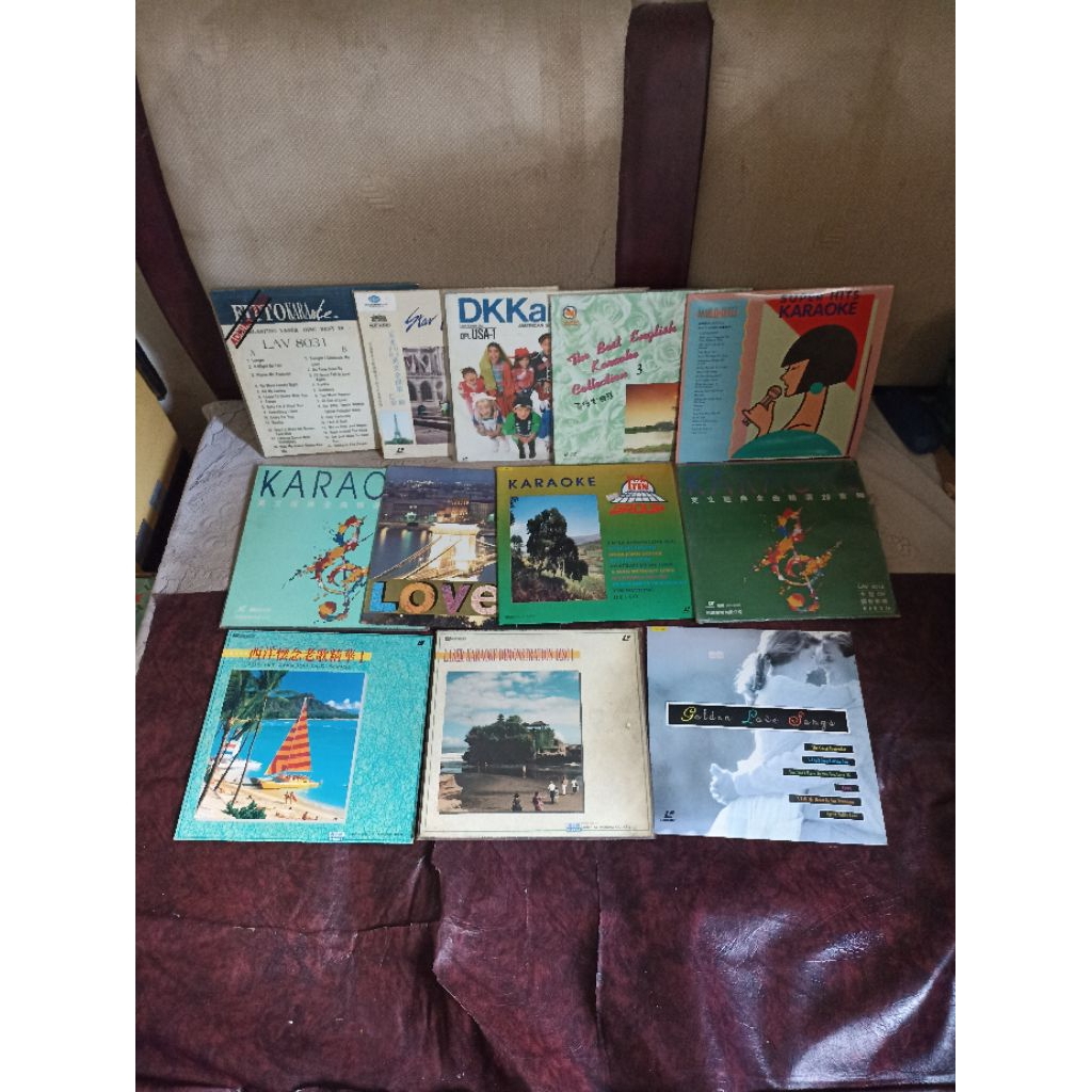 Varian Kaset Laser Disc (LD) Lagu Manca Negara : Import Lawas