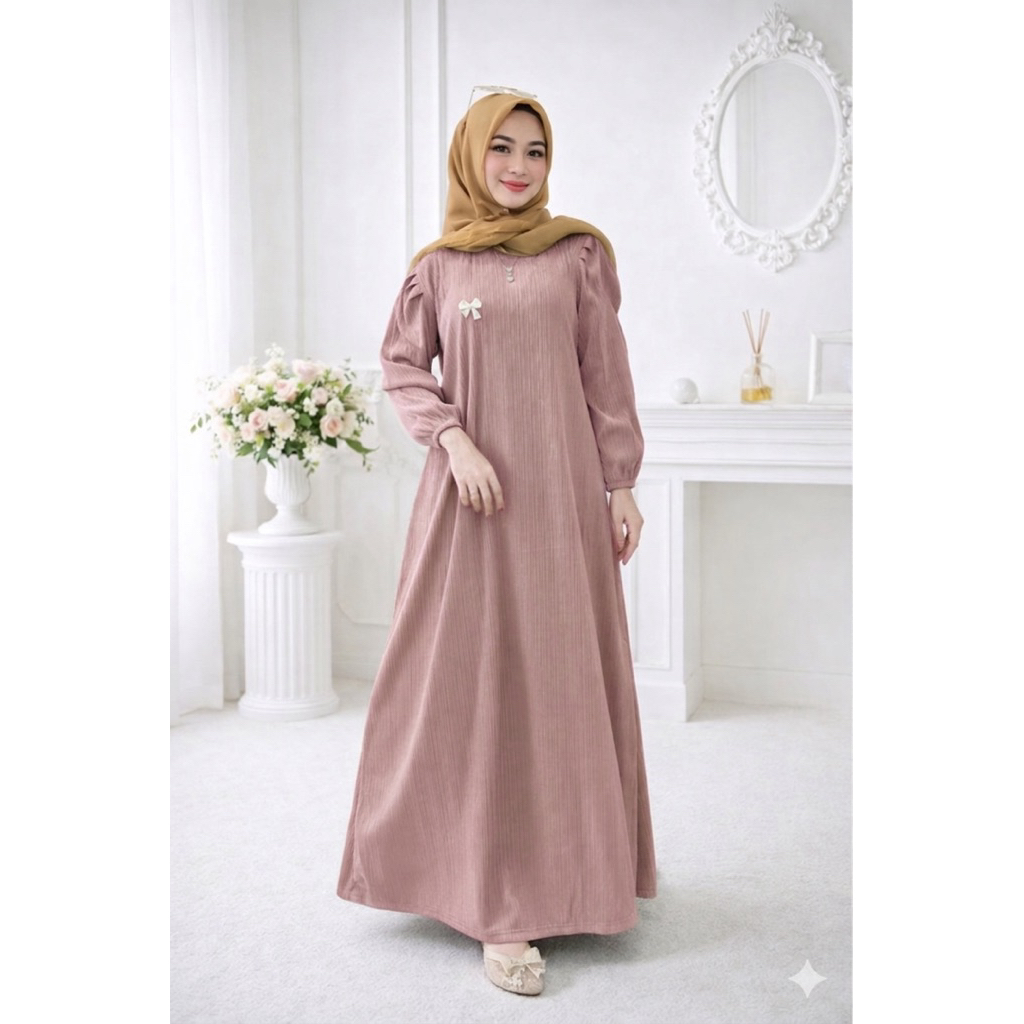 GAMIS SORAYA REMPEL JUMBO KNIT CONDRU  / GAMIS  SORAYA