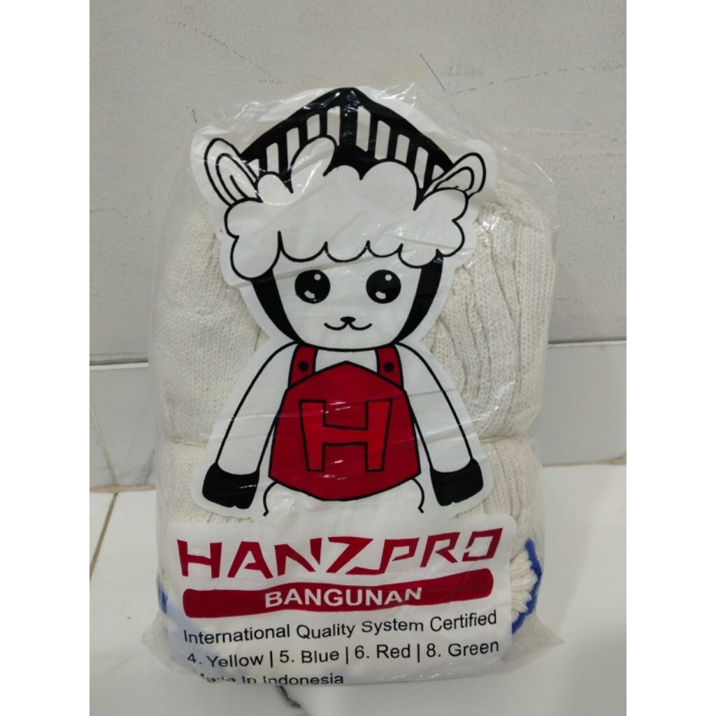 Sarung Tangan 5 Benang Putih GLOVES / Sarung Tangan Pekerja 5 Benang