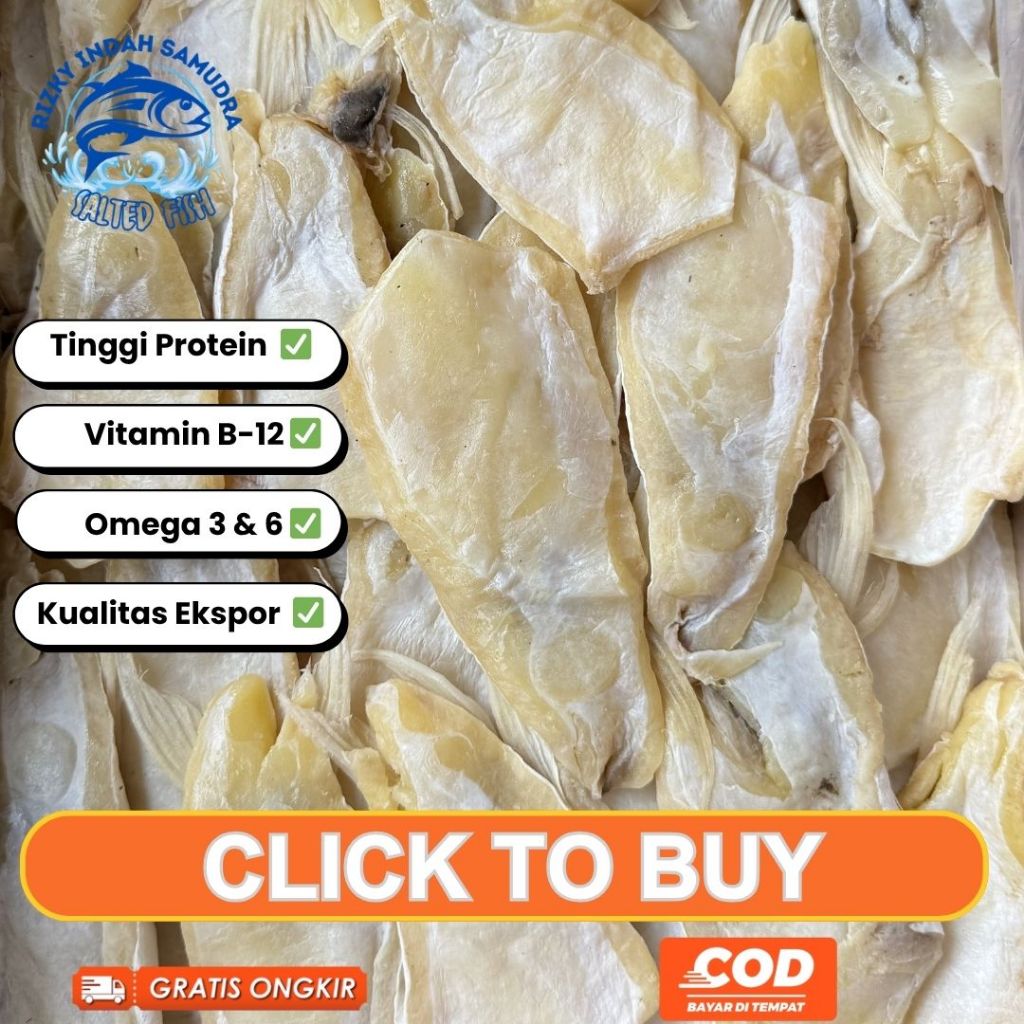 Ikan Asin Patin /Perut Patin /Tetelan Patin /Tenggiri /Ikan Asin Serba 250 gram