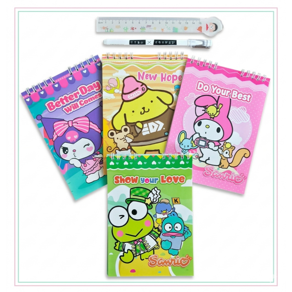 Buku Tulis Spiral Besar | Buku Catatan Besar Ring  | Notebook Ring | Catatan anak sekolah dengan  Ka