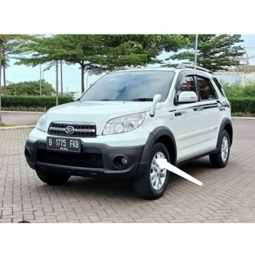 over fender spakbor depan Terios tx adventure