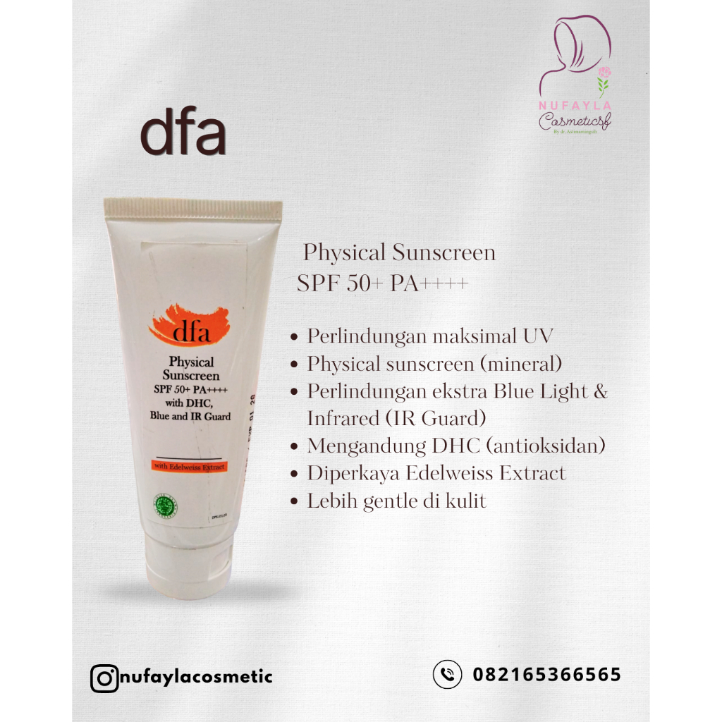DFA Physical Sunscreen SPF 50+ PA++++