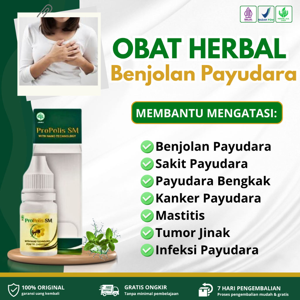 Obat Pengempis Benjolan Payudara, Sakit Payudara Bengkak, Payudara Besar Sebelah, Kanker Payudara, M