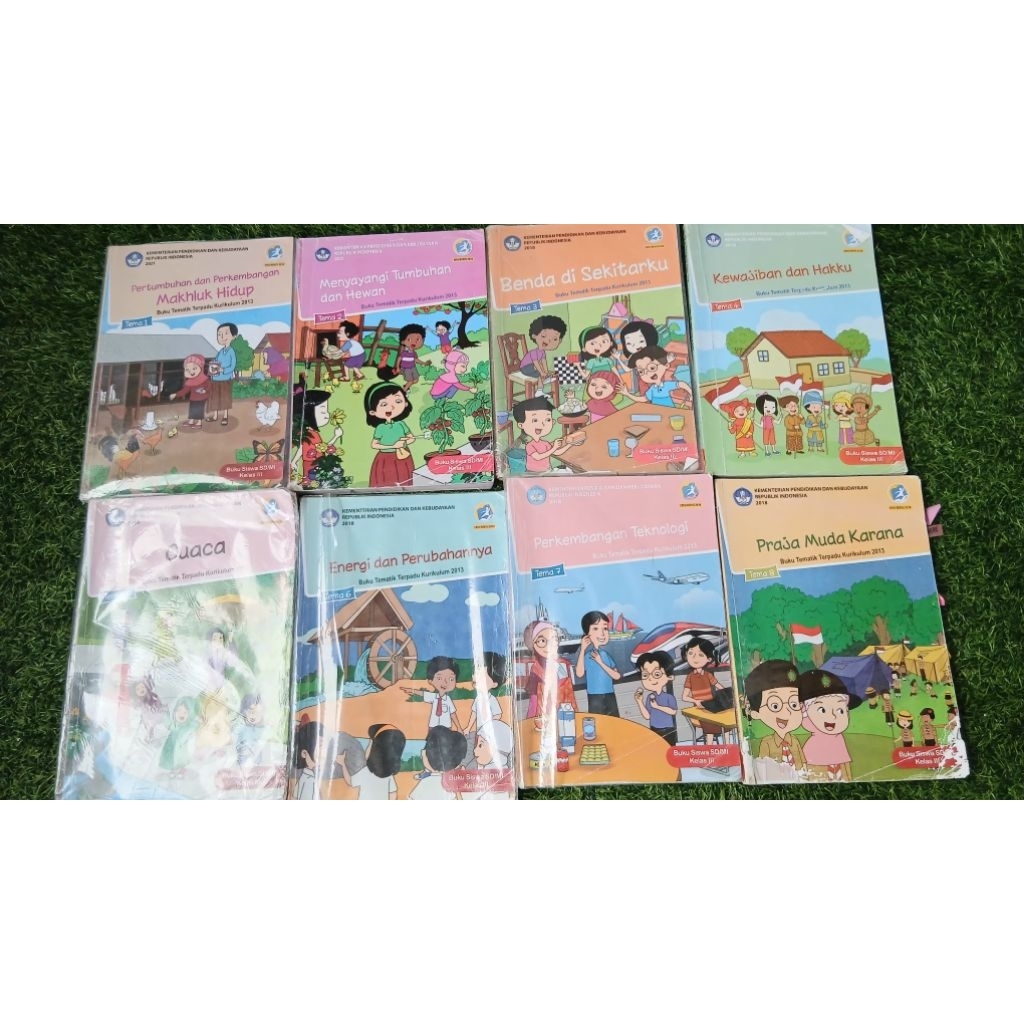 buku tema kelas 3  tema 1- 8