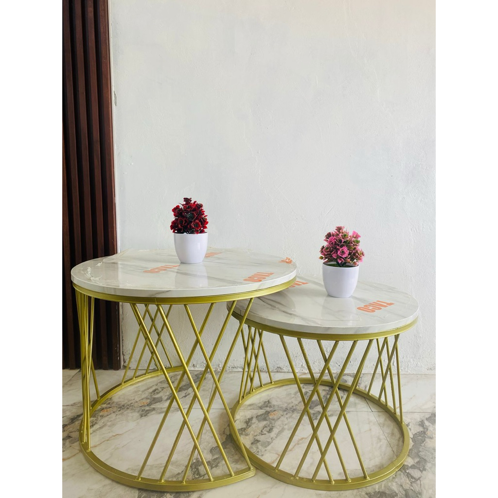 MEJA TAMU MINIMALIS MEJA AESTETIC MEJA BULAT MEJA SOFA