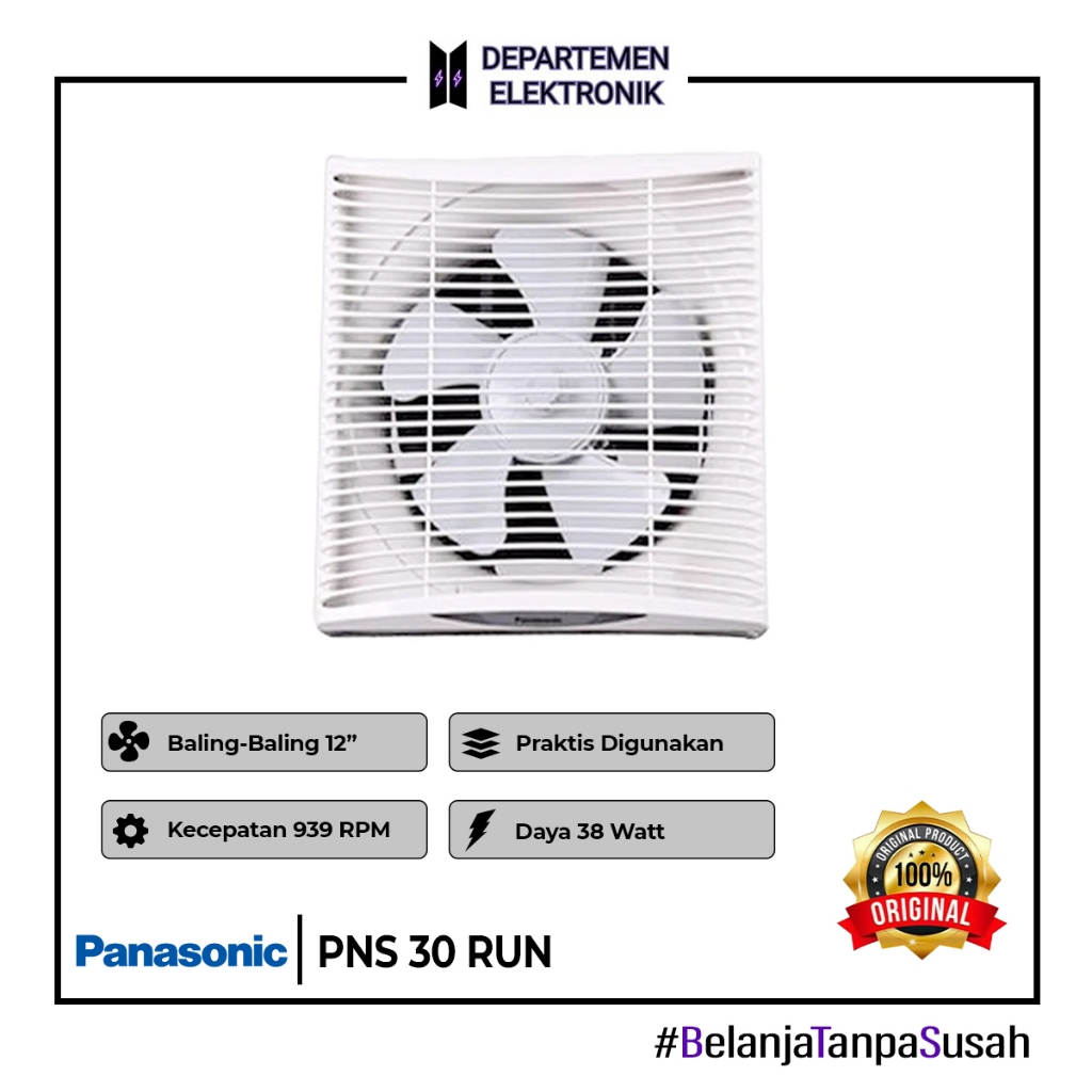 EXHAUST FAN DINDING 12" / EXHAUST FAN VENTILATING PANASONIC [PNS 30RUN]