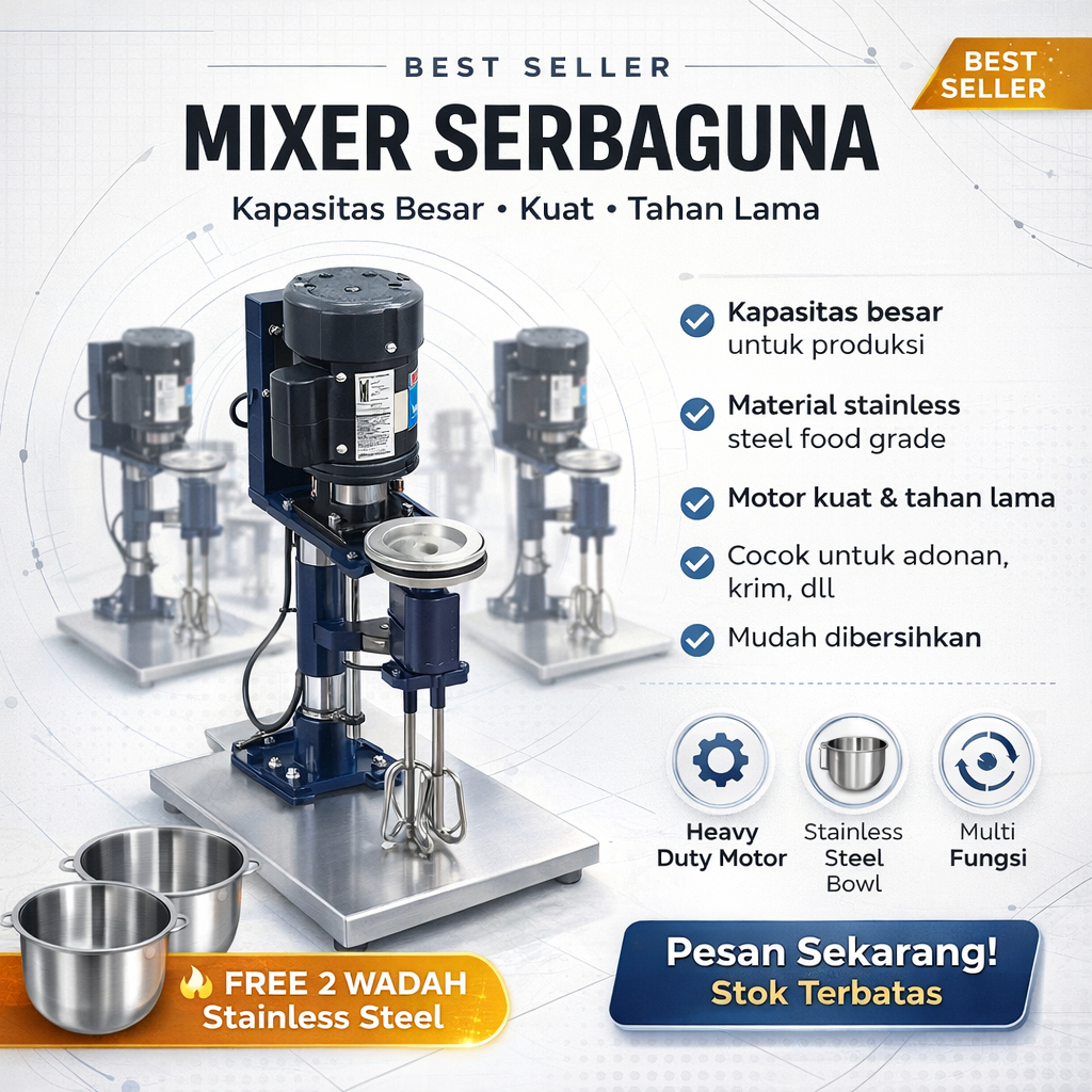 Stand Mixer Es Krim Besar - Mixer Es Krim Murah - Jual Mixer Es Krim