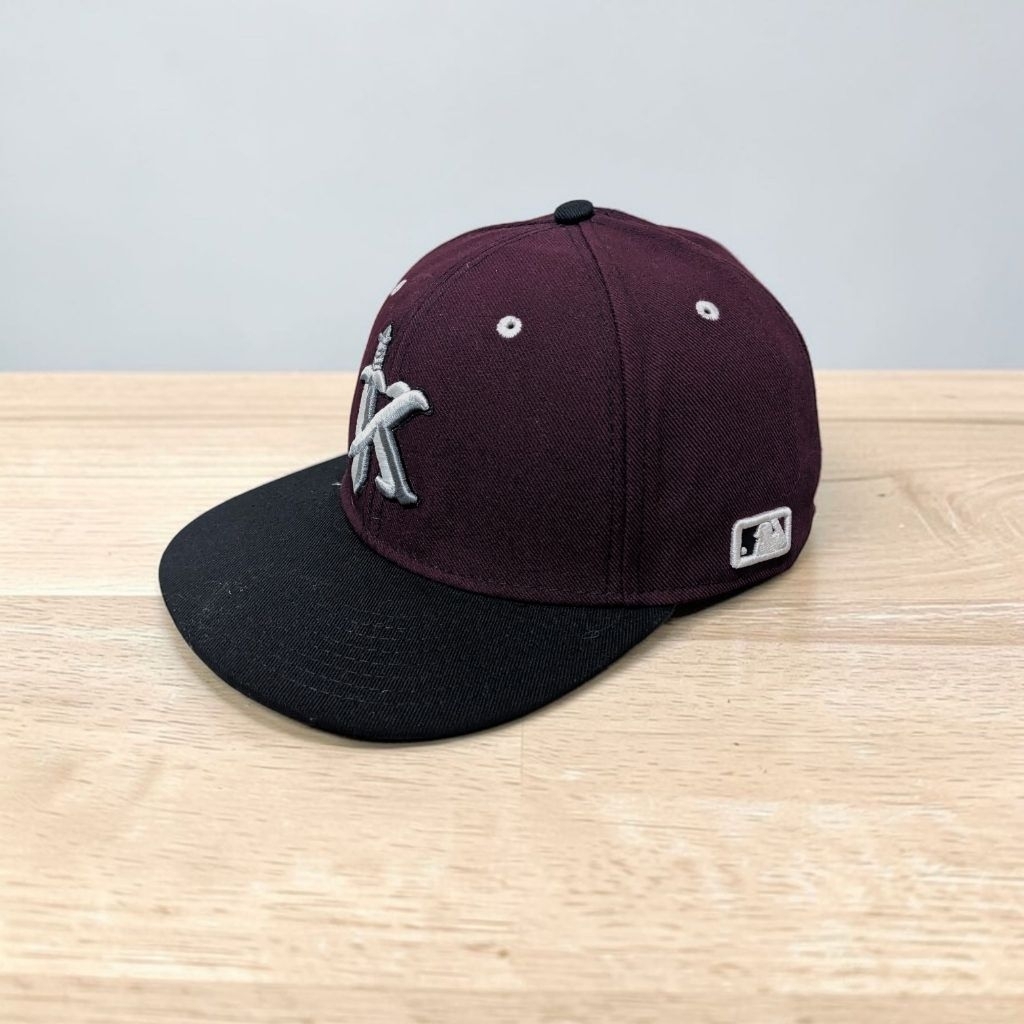 topi brand MLB mulus bonus patch bordir
