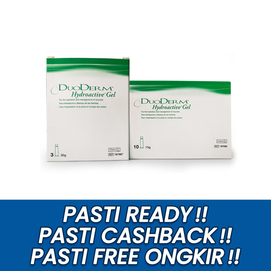 DUODERM HYDROACTIVE GEL 15GR 30GR SALEP LUKA DINGIN EXP MASIH LAMA 100% ORIGINAL