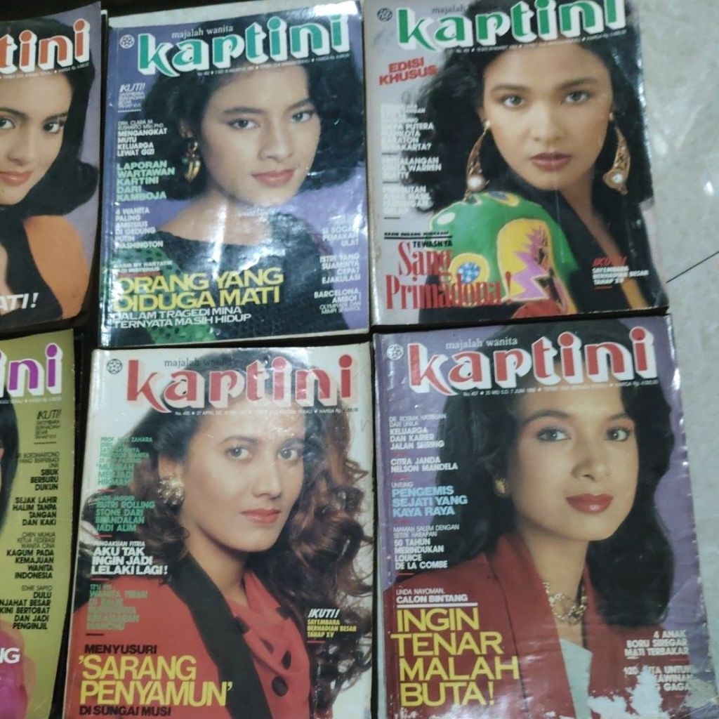 majalah kartini tahun 1992