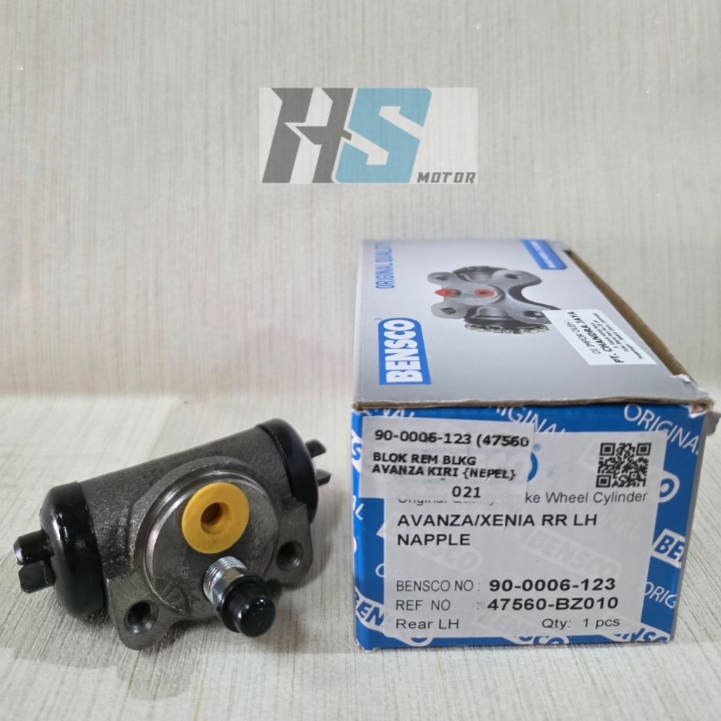 WHEEL CYLINDER BLOK MASTER REM BELAKANG KIRI LH MOBIL AVANZA XENIA VELOZ ALL NEW AVANZA ALL NEW XENI
