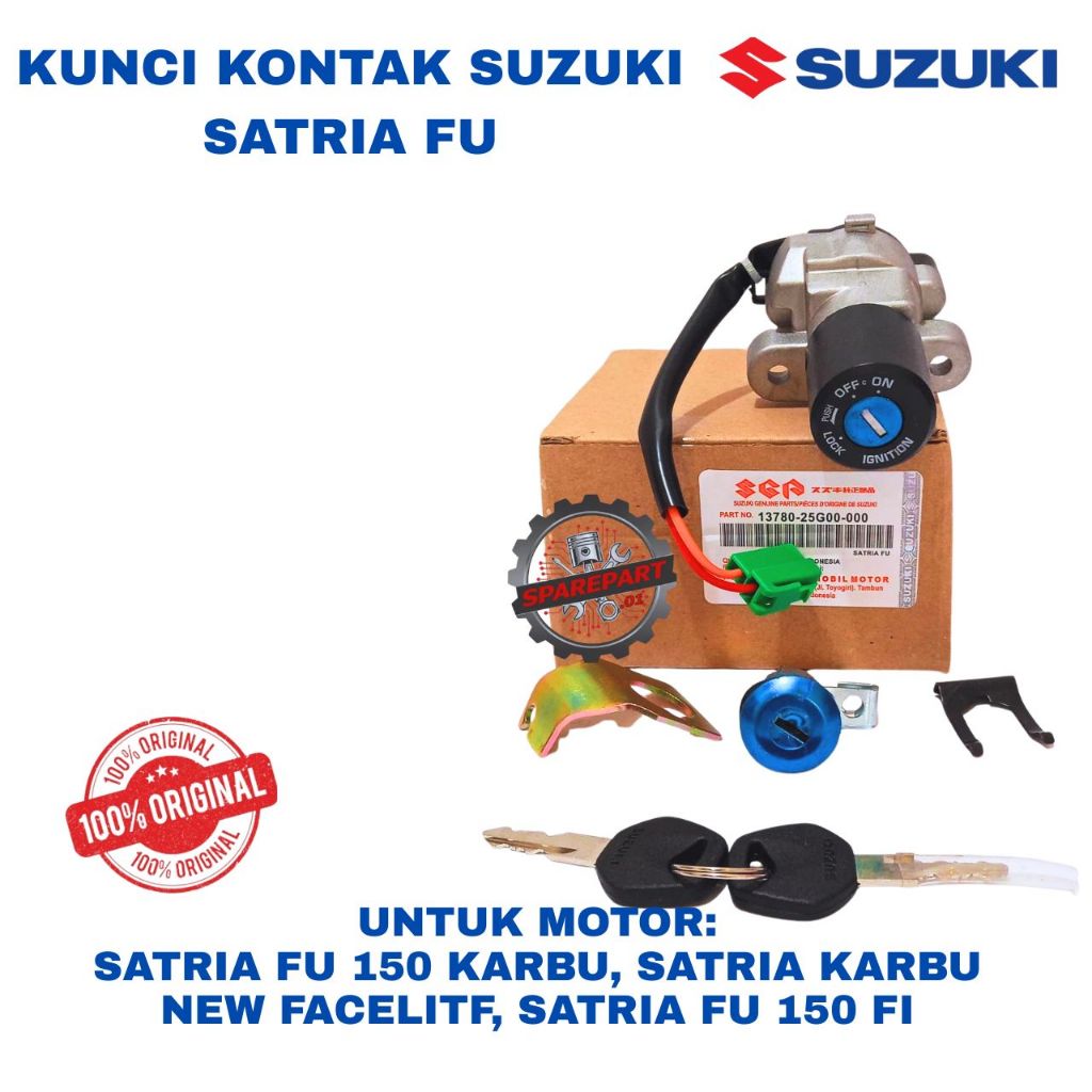 KUNCI KONTAK ORIGINAL SUZUKI SATRIA FU, SATRIA FU 150 KARBU, SATRIA NEW FACELIFT, SATRIA FU 150 FI