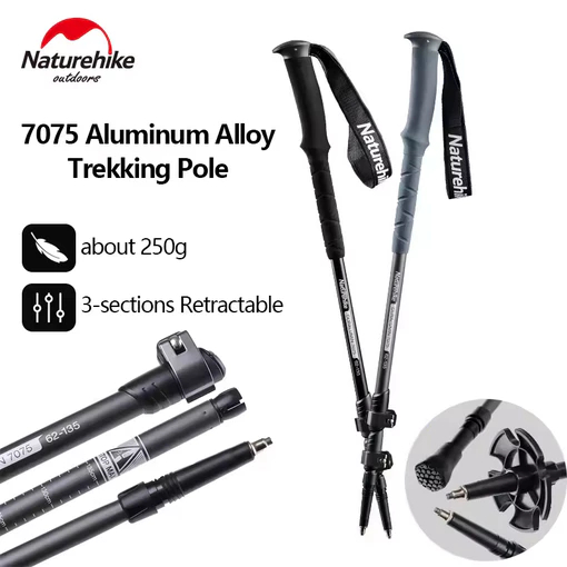 TREKKING POLE DURALUMIN 7075 NATUREHIKE NH17D017-D - Tongkat Gunung