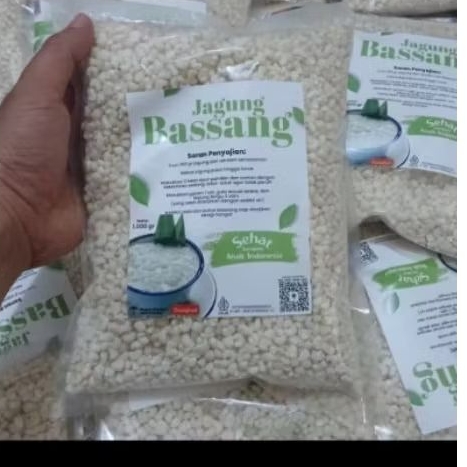 Jagung Pulut - 1995 Jagung bassang 1 kg - Cemilan Sehat dan Enak, Bahan Bubur Tradisional