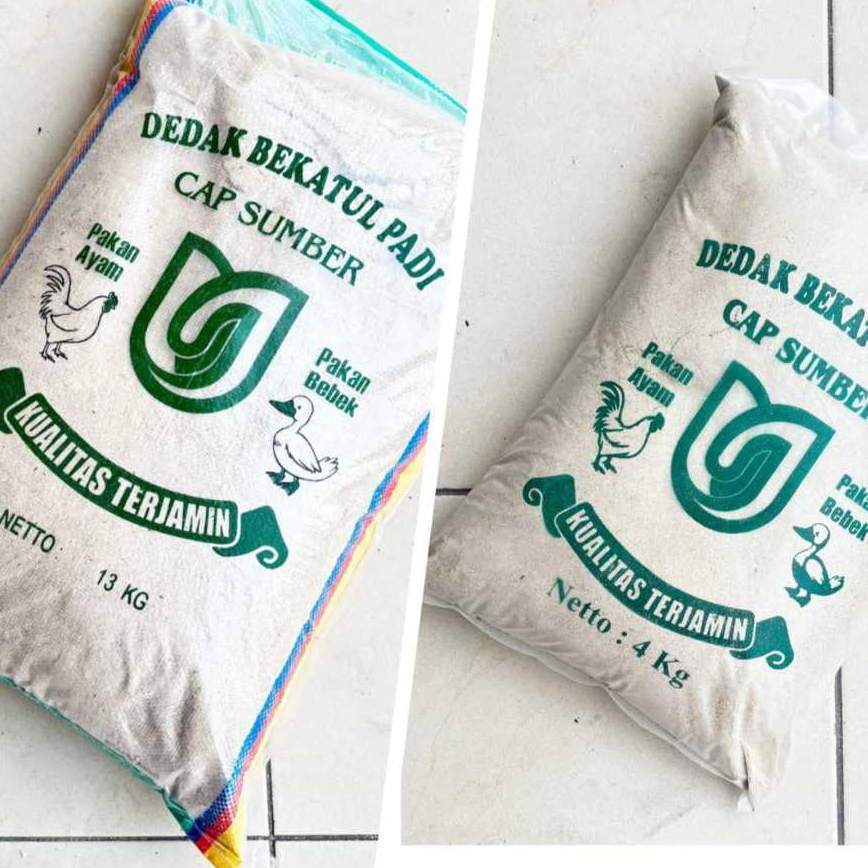 PAKET DEDAK (SG) SEKAM GILING 13 KG DAN DEDAK BEKATUL 4 KG