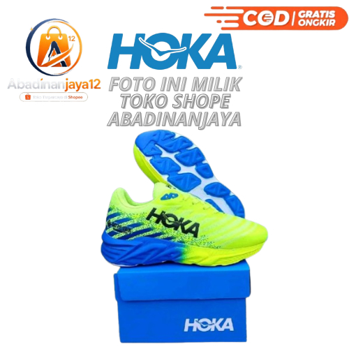 Sepatu Lari HOKA Mach 5 Original Pria Wanita Running Shoes Ringan Nyaman Breathable Sepatu Jogging H