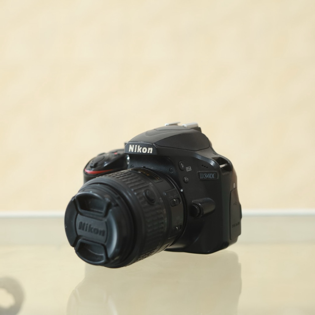 kamera dslr nikon d3400 kit 18-55mm vr second